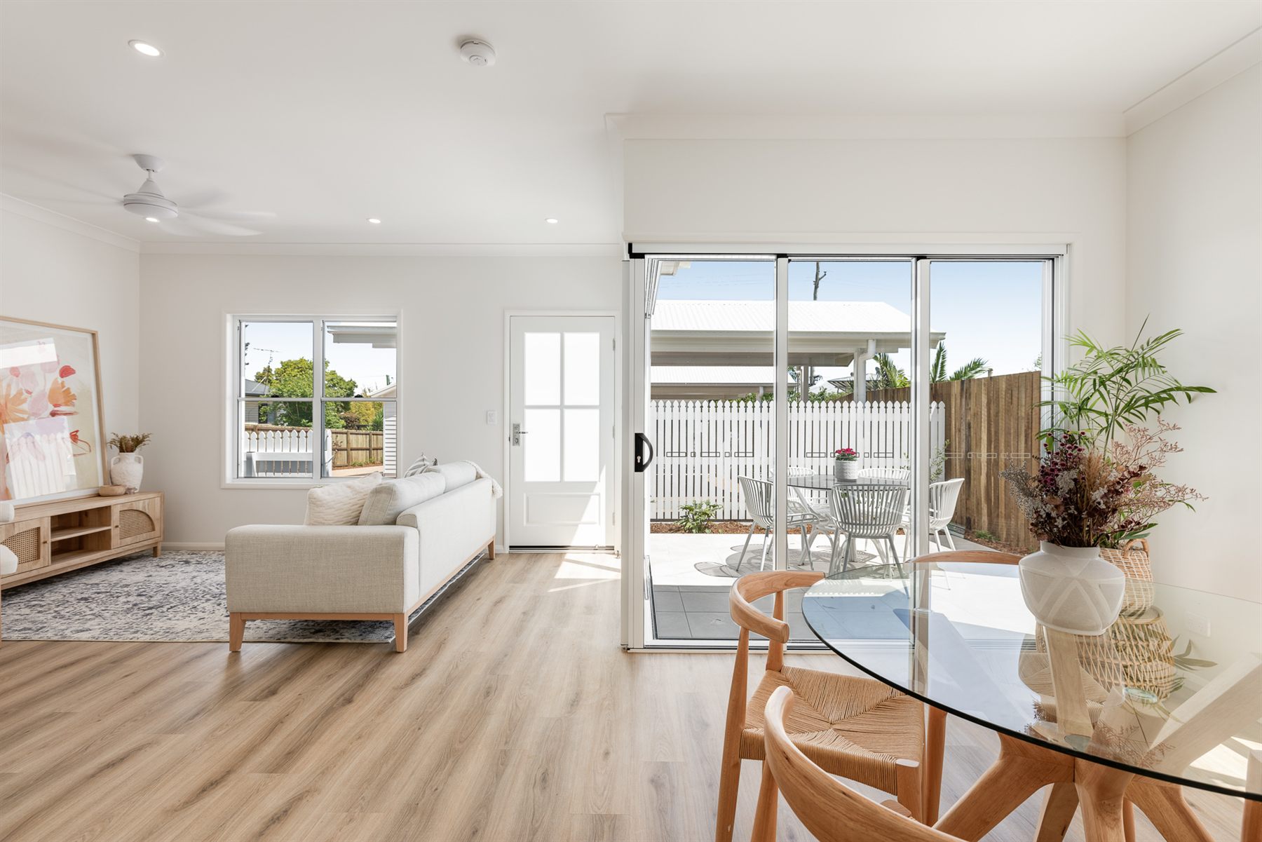 Open-plan living area